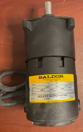 Baldor 10-PSS-0, 21088 90 DC 1/50 HP 30:1 Relación 57 RPM 15 IN. LBS 0,25 amperios USADO